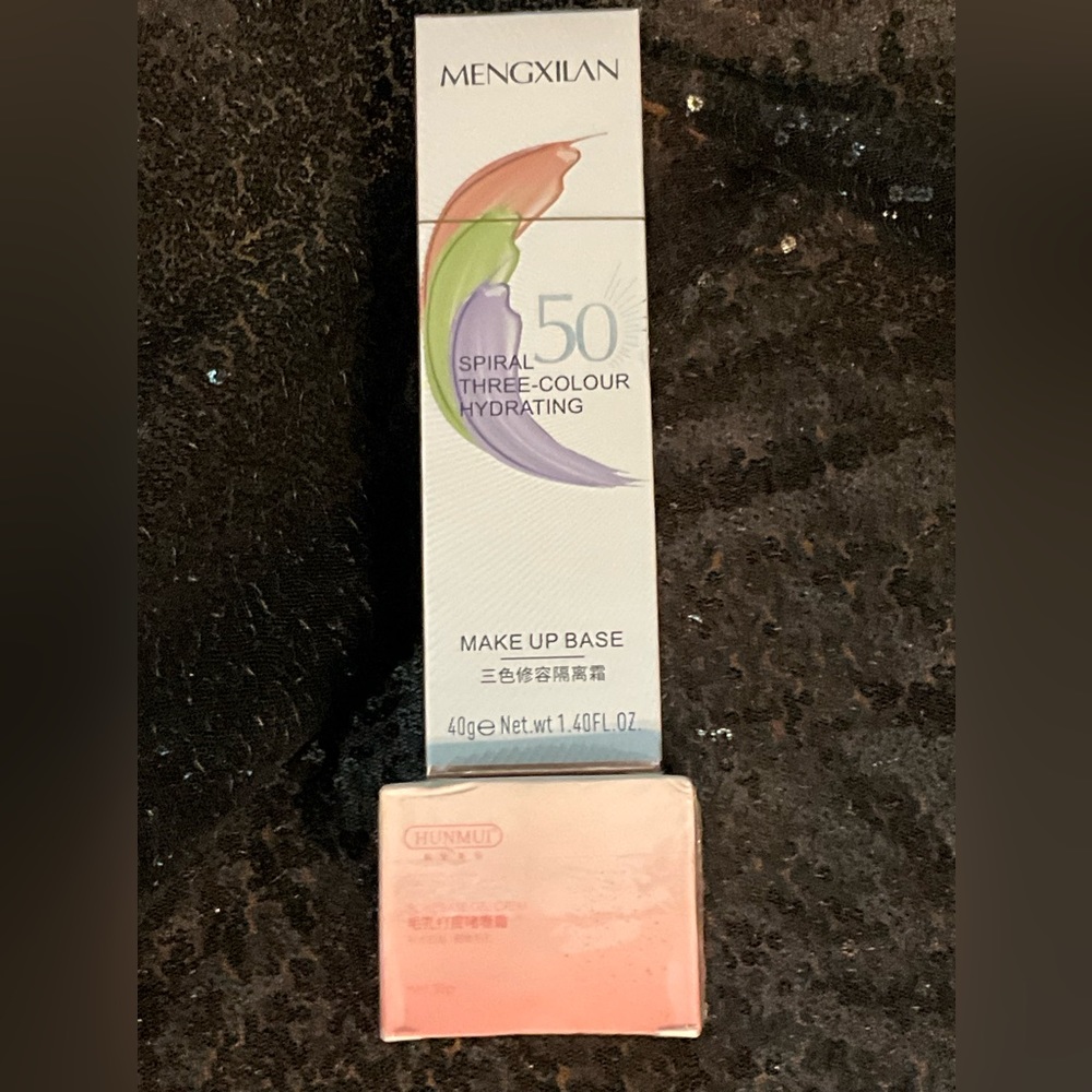 Makeup base tri color and pore gel
